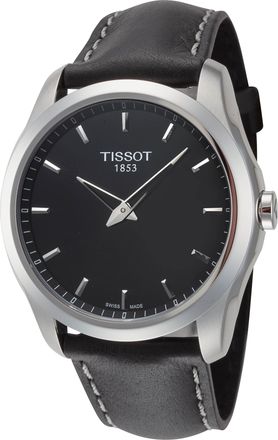 Tissot Mens Couturier 39mm Black Quartz Watch