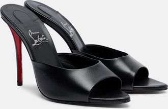 Christian Louboutin Miss Z leather mules