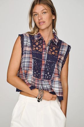Pilcro Lace Swing Blouse