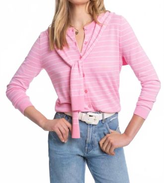 Elliott Lauren Fake Out Sweater In Pink