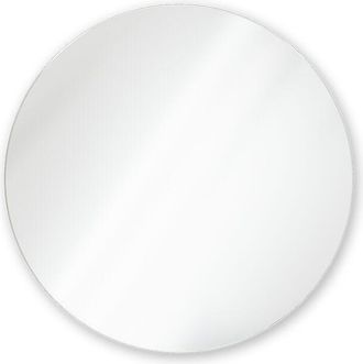 Vicco Specchio bagno Karen, Sonoma/Bianco, 60 x 60 cm Rotondo