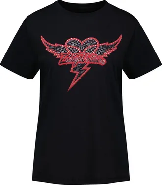 Zadig&Voltaire Womens Edwin T-Shirt Black Cotton
