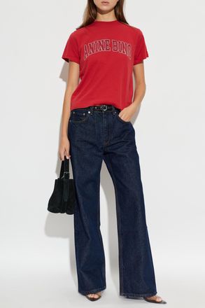 Anine Bing T-shirt Shelley, Womens, Red