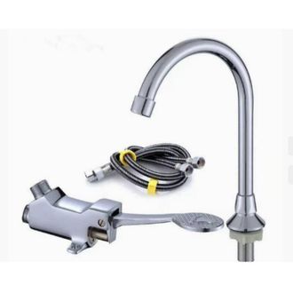 OEM Rubinetto A Pedale Per Lavabo Da Laboratorio Medico/bagno, Set Rubinetto Per Lavaggio Mani Da Laboratorio, Interruttore A Pedale -crezuo