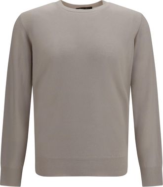 Loro Piana Mens Cashmere Sweater Grey Ice
