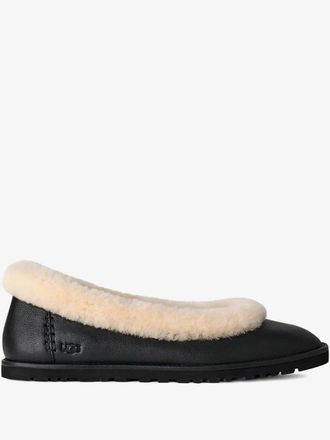 UGG w Zora Leather Ballet Flat