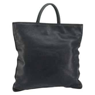 Loewe Pre-owned Tote Bag - Dames - Vintage Shopper - Zwart - ONE Size - Leer - Vintage