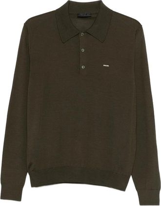Prada Logo-detail Polo Shirt