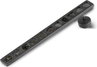 Parts Of Four Orecchino Plate in argento sterling con diamanti - Grigio