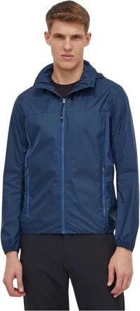Colmar Ungevoerde jas met capuchon - Heren - Ski Jassen - Blauw - L - Polyester - Fitness