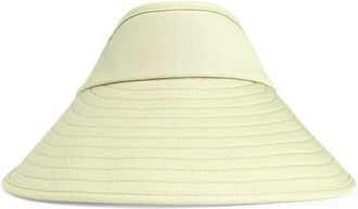 Favorite Daughter Wide Brim Twill Visor in Light Sage at Nordstrom