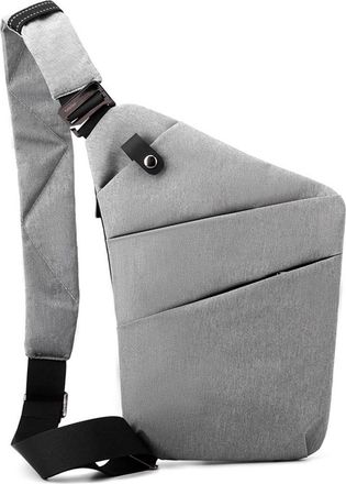 Generic HUIOP Chest Bag for Men/Women Bag Travel Shoulder Bag Multifunctional and Lightweight Scientific Storage for Outdoor Fashion Left/Right Shoulder Bag B