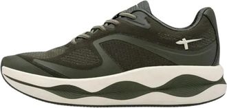Tamaris Fashion Sneakers - Dames - Sneakers - Groen - 41 EU - Leer - Schoenen