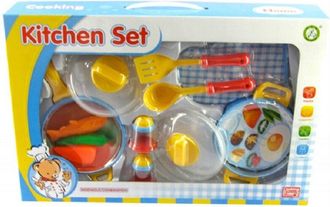 Trade Shop Trade Shop - Set Da Cucina Per Bambini Con Pentole E Mestoli + Accessori Cucina