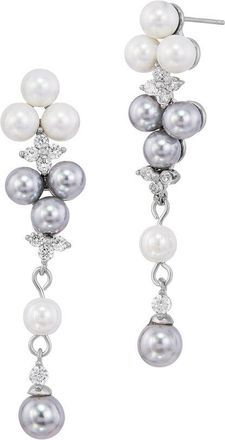 Savvy Cie Jewels Cz Dangle Earrings