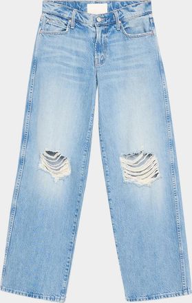 Mother The Down Low Delinquent Wide-Leg Jeans