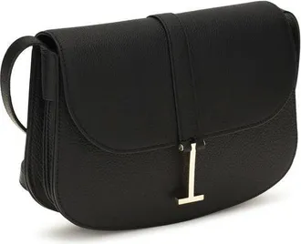 Tom Ford Womens Black Calf Leather Bos Taurus Shoulder Bag