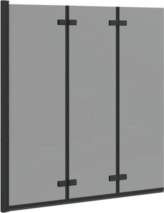 vidaXL Enclosure De Ducha Negro 130 X 138 Cm Vidrio Esg Y Aluminio Vidaxl