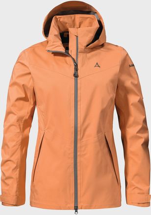Sch&ouml;ffel Outdoorjacke SCH&Ouml;FFEL 2.5L Jacket Aiplspitz L, Damen, Gr. 34, orange (5075, orange), Oberstoff : 100% Polyester, regular fit, hoch geschlossener Aussc