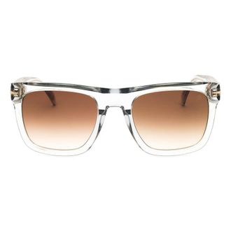 David Beckham Square Full Rim Sunglasses - Gray