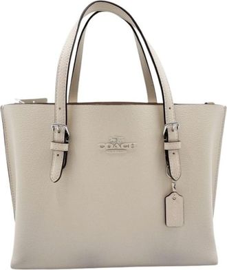 Coach White Leather Tote Bag (Pre-Owned)