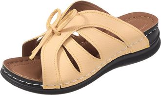 Generic Womens Mules with Heel, Pumps, Womens Orthopaedic Shoes, Wedge Sandals, Elegant Slippers, Slides, Summer Sandals, Peep Toe Summer Shoes, Slippers, Non