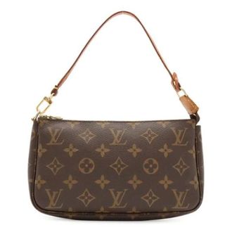 Louis Vuitton Tweedehands Canvas Louis Vuitton tassen - Dames - Pre-owned - Bruin - Maat: ONE Size