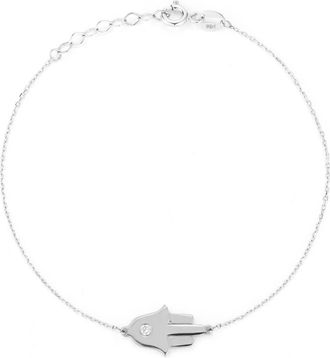 Ember Fine Jewelry 14K White Gold Hamsa Bracelet at Nordstrom Rack