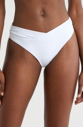 Ramy Brook Penelope Bikini Bottoms in White at Nordstrom, Size X-Small