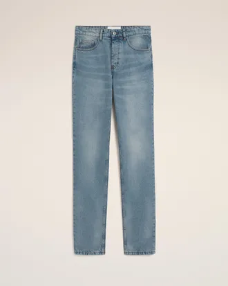 Ami Blue Cotton Classic Fit Jeans Blue - 26 - for Men