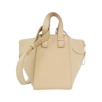 Loewe Pre-owned Shoulder Bag - Dames - Vintage Handtas - Beige - ONE Size - Leer - Vintage