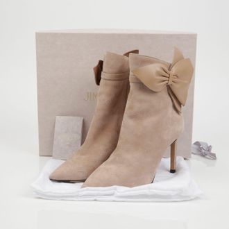 Jimmy Choo London Ribbon Ankle Boots Size