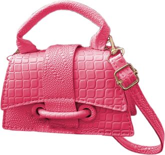 Generic Shoulder Bag For Women,Shoulder Bag Women | Modern Design Padded Shoulder Bag | Fashion Lightweight Portable Bag for Work, pink red, Consulte la descr