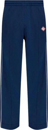 Casablanca Pique Trainingsbroek - Heren - Sweatpants - Blauw - M - Polyester - Broeken