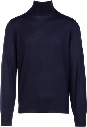 Brunello Cucinelli Navy Blue Regular Sweater