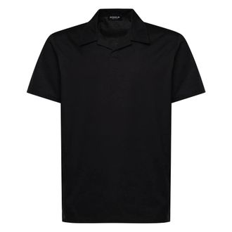 Dondup Regular-fit Jersey Polo - male - Dondup - Polo Shirts - Black - L - Tops