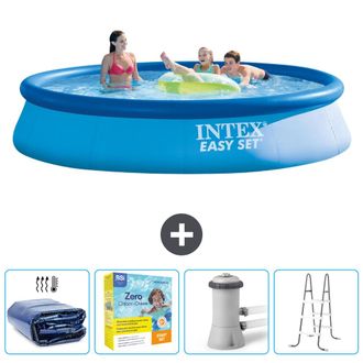 Intex Piscina Easy Set Redonda - 396x84 Cm - 5-piezas Scb13