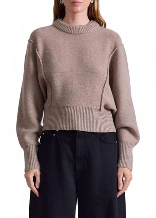 Apiece Apart Alina Dolman Sweater In Walnut