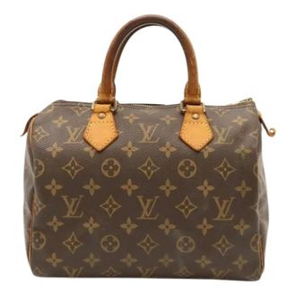 Louis Vuitton Pre-owned Vintage Monogram Canvas Handbag - Dames - Pre-owned - Bruin - Maat: ONE Size