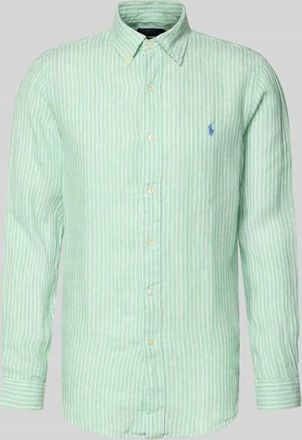 Polo Ralph Lauren Regular Fit Freizeithemd aus reinem Leinen in Gruen, Gr&ouml;&szlig;e XXL