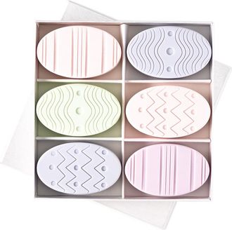 Carved Solutions Modern Easter Egg 6Pc Assorted Bar Soaps Set