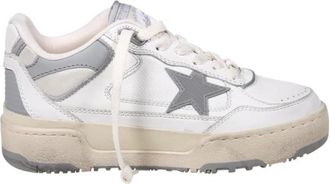 Golden Goose Sneakers, female, White, 4 UK, Leather Toe Heel Rubber Star Shoes