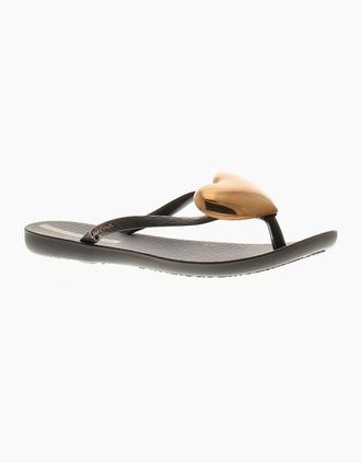 Ipanema Womens Ipanema Womens Flip Flops Maxi Fashion Lace Up black bronze UK Size - Size: 7