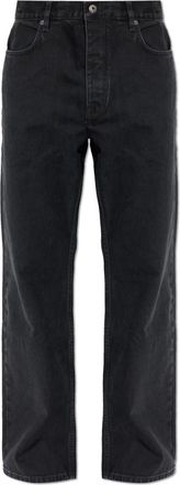 Off-white Straight-leg Jeans - Heren - Regular Fit Jeans - Zwart - W33 - Katoen - Jeans