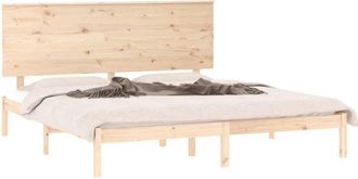 vidaXL Vidaxl - Estructura de cama sin colchón madera maciza de pino 160x200 cm