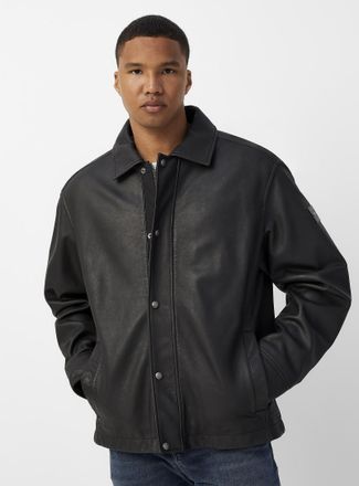 Men s HUGO BOSS Leather Jackets Shop now up to 57 Stylight