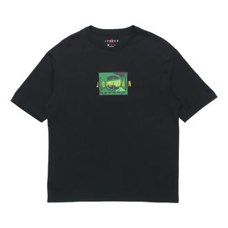 Nike Jordan Air Jordan Sport DNA Logo Printing Short Sleeve Black CJ6222-010