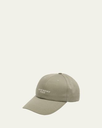 Givenchy Mens Logo Six-Panel Baseball Cap
