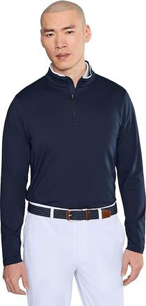 Puma Cloudspun Tech Long Sleeve 1/4 Zip Golf Jacket Mens Sweater Deep Navy : 3XL, Elastane/Polyester