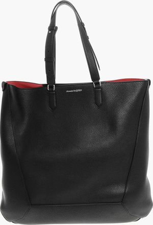 Alexander McQueen Borsa Tote XL THE EDGE in Pelle Martellata Alexander McQueen